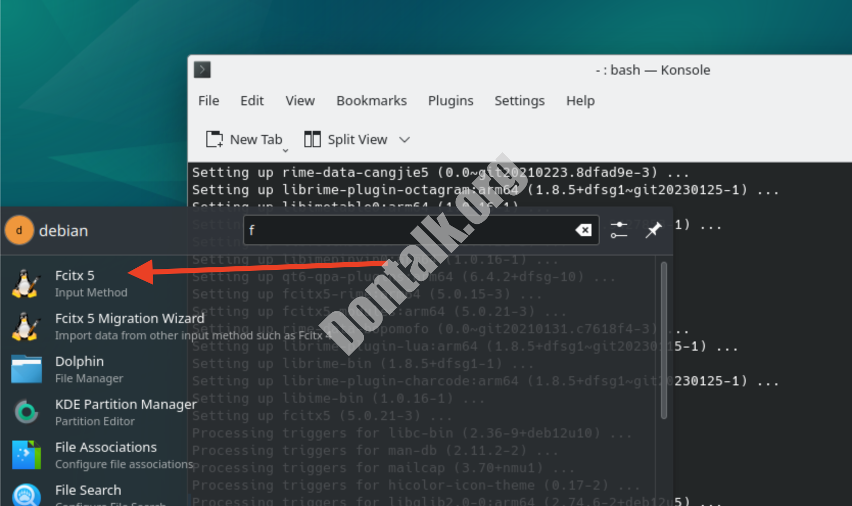 Debian12-search-fcitx5